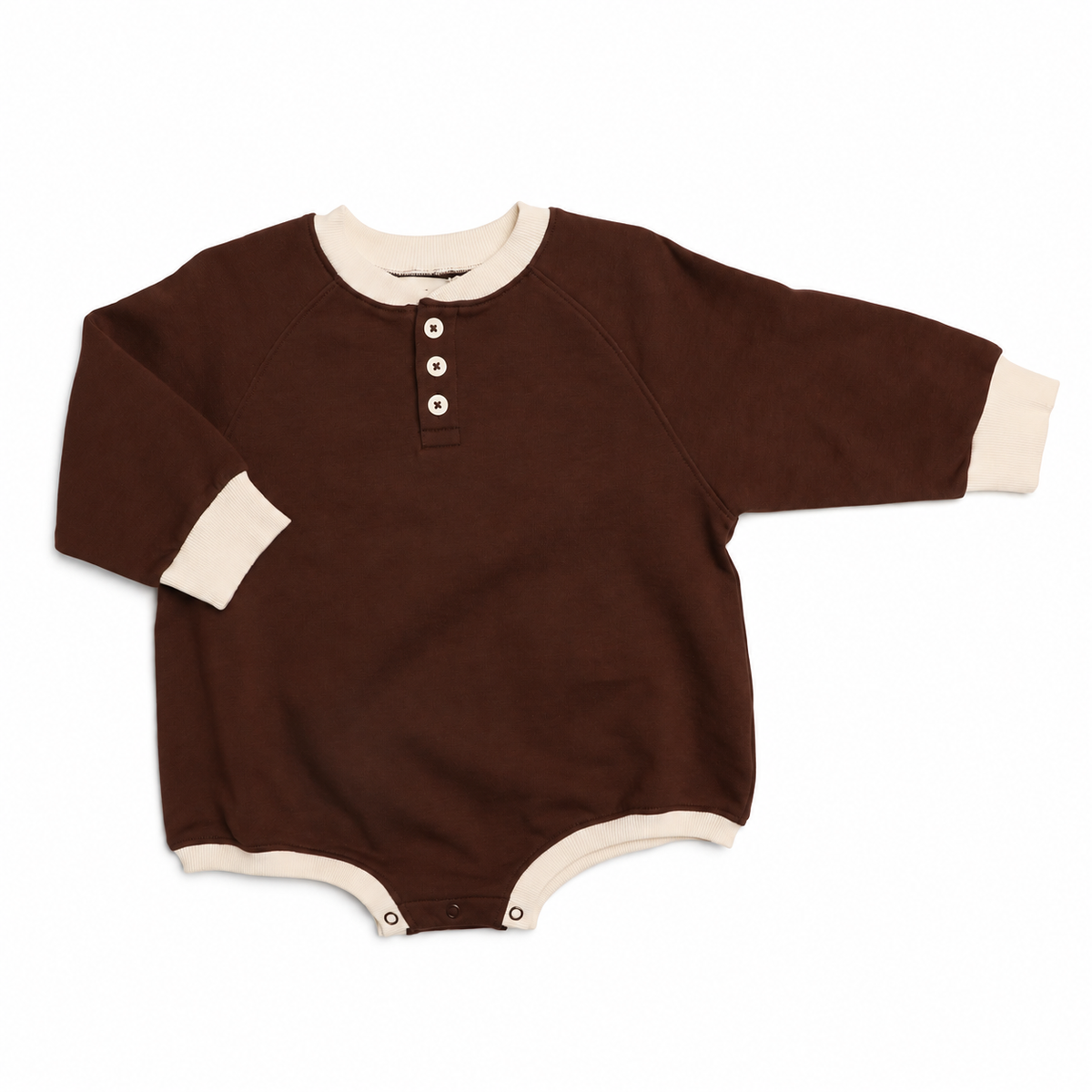 Graham Romper - Chocolate