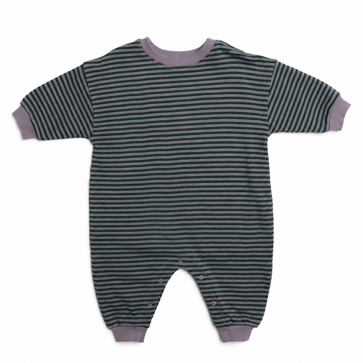 Marlowe Jumpsuit - Purple Ash Stripe
