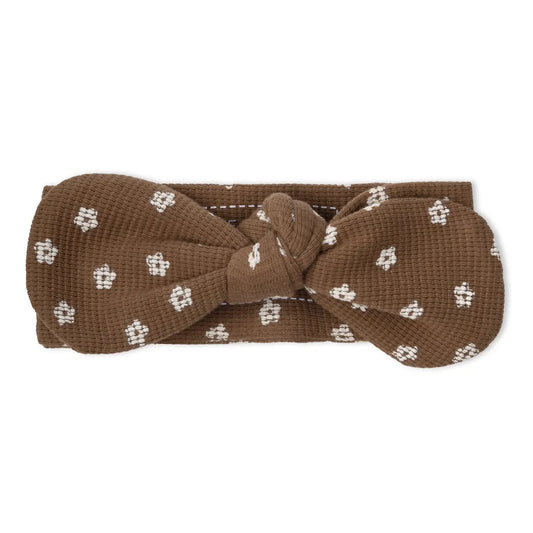 Organic Headwrap - Chestnut Bloom
