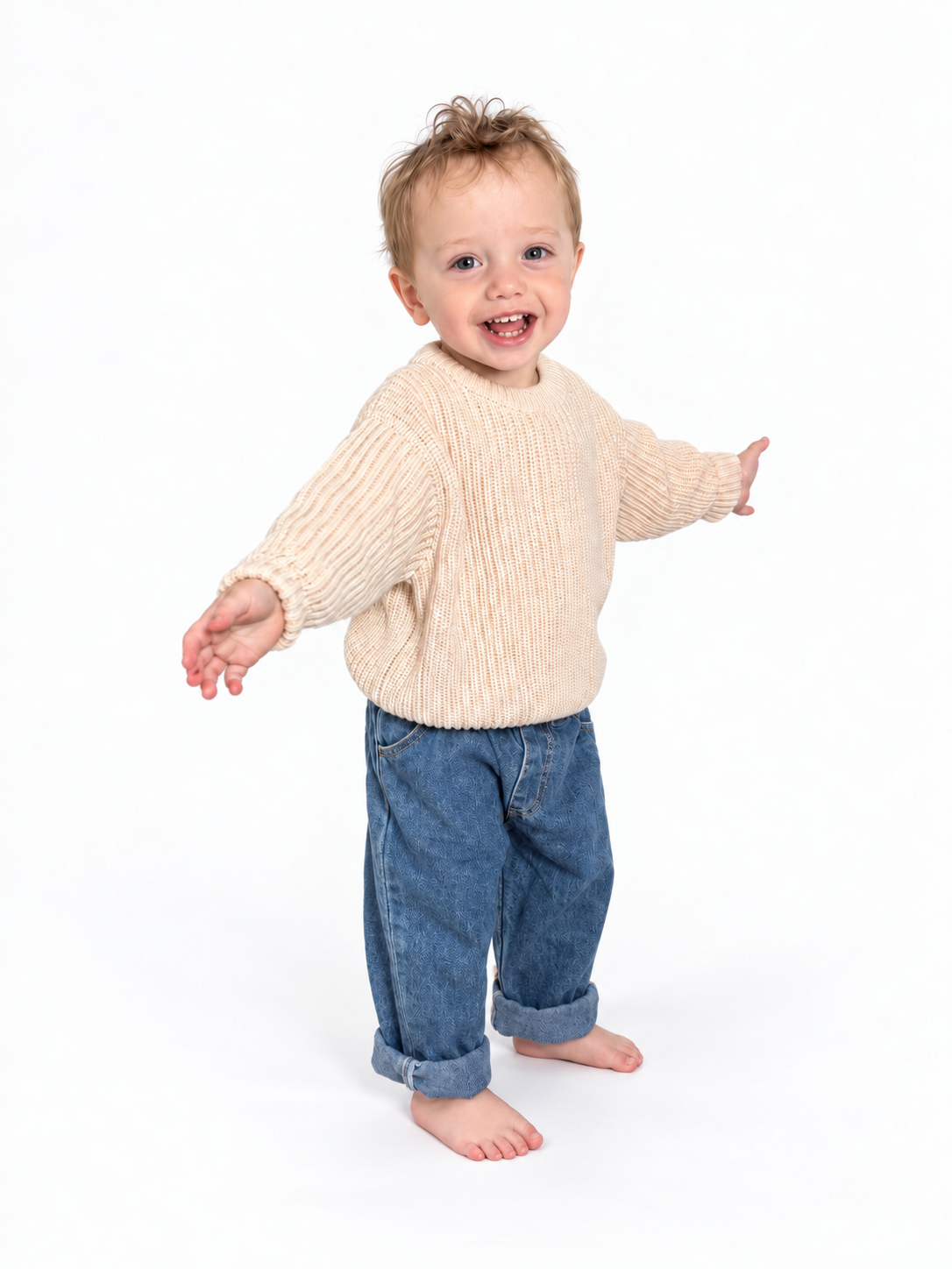 Chunky Knit Sweater - Vanilla
