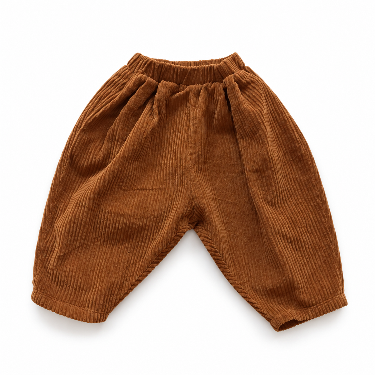 Slouchy Corduroy Pants - Coffee Brown