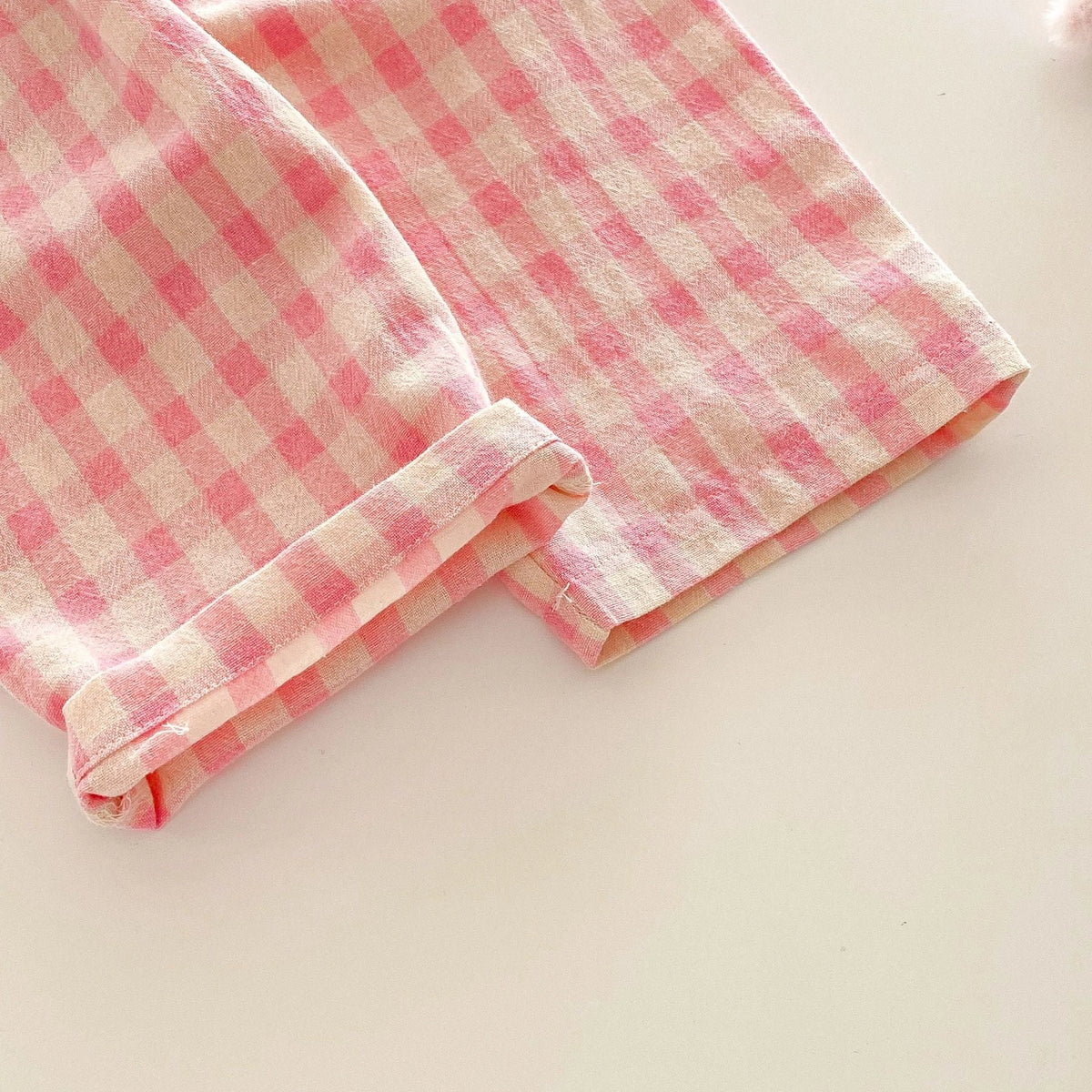 Pink Plaid Pants